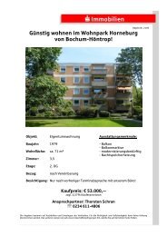 GÃ¼nstig wohnen im Wohnpark Horneburg von Bochum-HÃ¶ntrop!