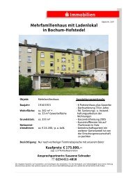 Mehrfamilienhaus mit Ladenlokal in Bochum-Hofstede!