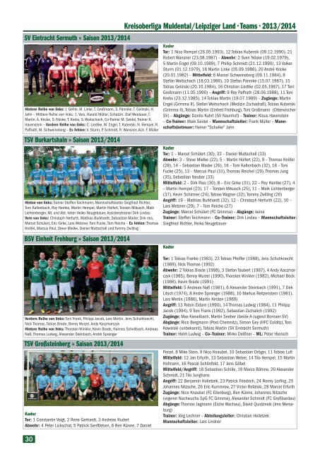 Saisonmagazin 2013/14 "Fußball im Osten"