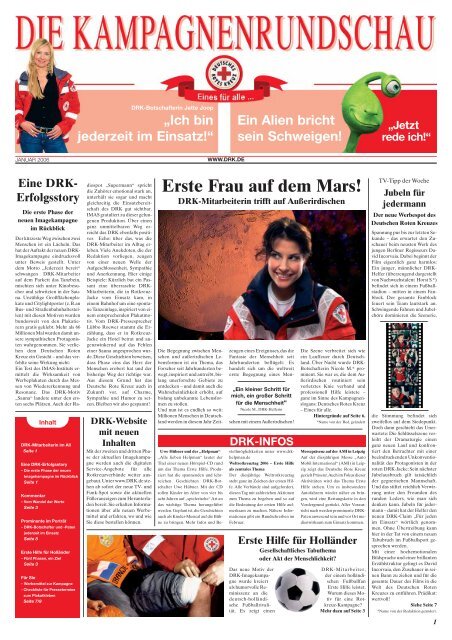 Erste Frau auf dem Mars! -  Deutsches Rotes Kreuz Ortsvereinigung ...