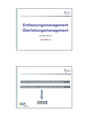 Entlassungsmanagement Überleitungsmanagement