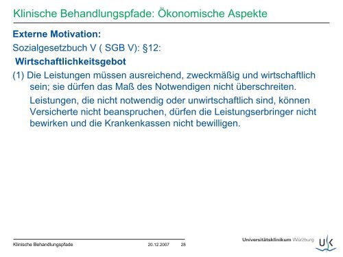 Klinische Behandlungspfade - Patientenmanagement ...