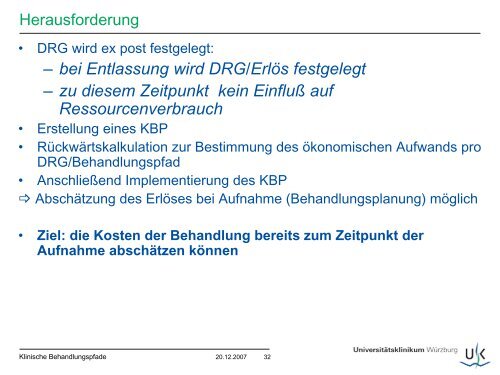 Klinische Behandlungspfade - Patientenmanagement ...