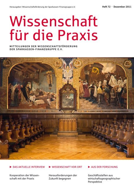 Wissenschaft fÃ¼r die Praxis - Sparkassen-Finanzgruppe eV