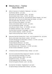 Bilderbuchkino Liste - Fachstelle fÃ¼r das Ã¶ffentliche ...