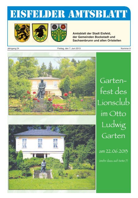 Eisfelder Amtsblatt 06/2013 - s139146265.online.de