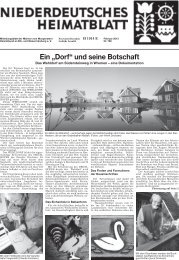 Niederdeutsches Heimatblatt