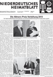 Niederdeutsches Heimatblatt