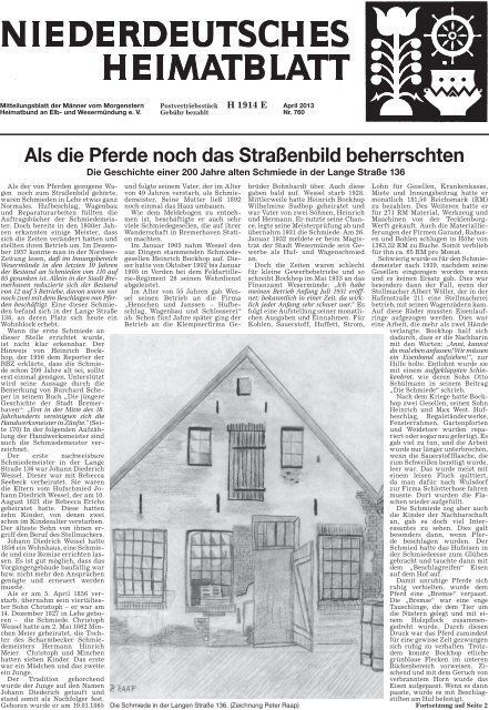 Niederdeutsches Heimatblatt