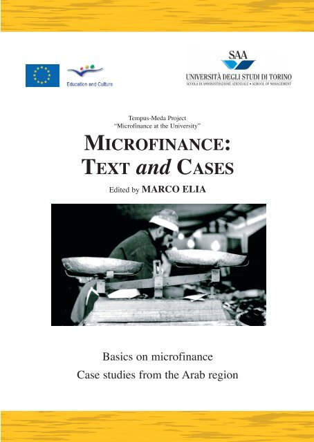 Microfinance: Text and Cases