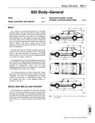 8. Body - Saab 900 Convertible 86-94