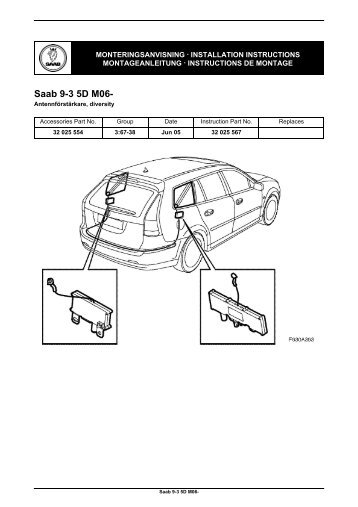 Saab 9-3 5D M06- - SaabDocs.com