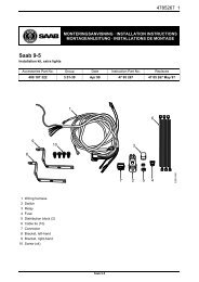 Saab 400107322 instructions in English - SaabDocs.com