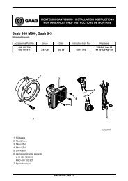 Saab 900 M94-, Saab 9-3 - SaabDocs.com