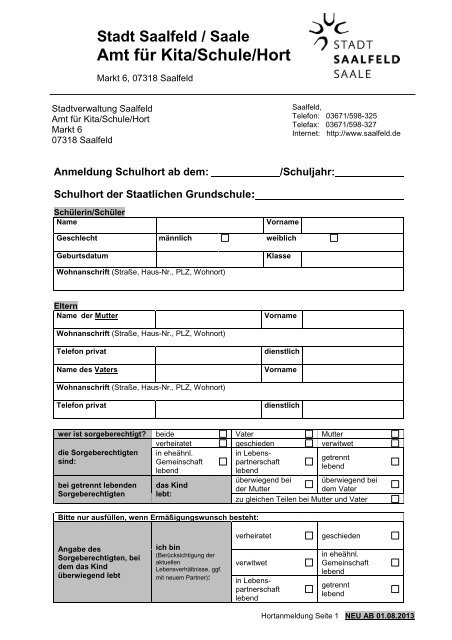 Hortanmeldung ab 01 08 2013.pdf - Saalfeld