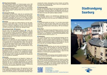 Stadtrundgang Saarburg - Saar-Obermosel-Touristik