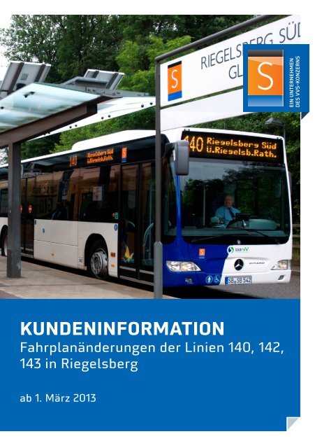 Kundeninformation Riegelsberg.indd - Saarbahn GmbH