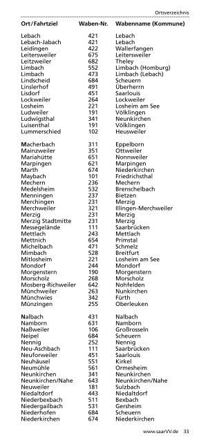 Tarif - Saarbahn GmbH