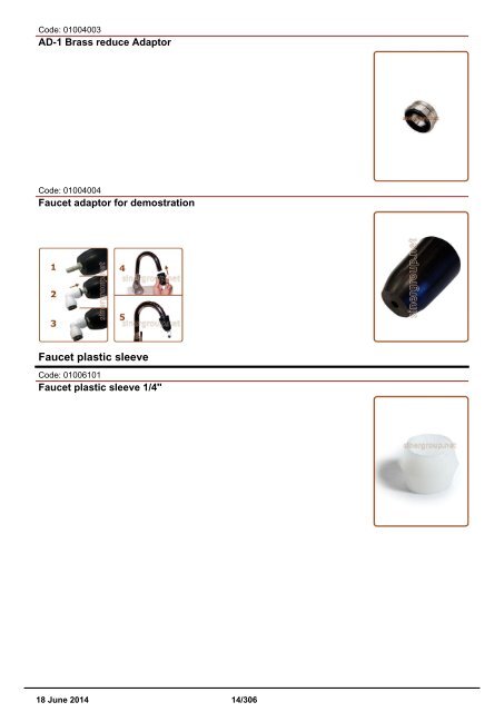 SInergroup Products Catalog Everpure Filters Pentek Water Softener Reverse Osmosis