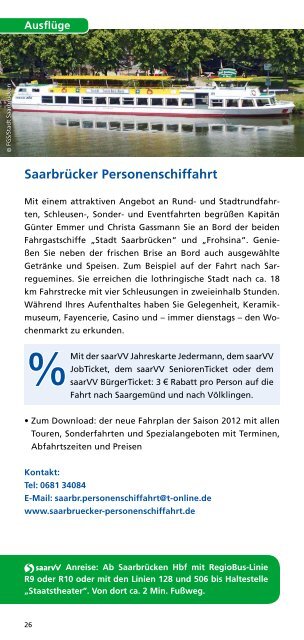 Unterwegs mit dem saarVV - Saarbahn GmbH