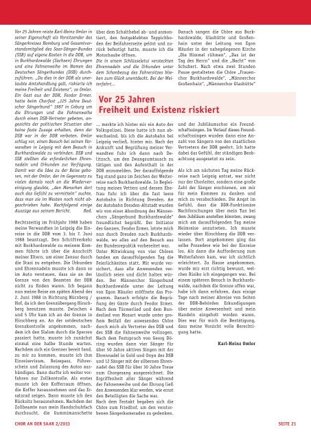 editorial - Saarländischer Chorverband