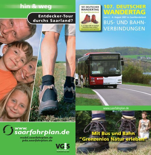 Busverbindungen zum Wandertag (PDF - 1102 ... - Saarpfalz-Kreis