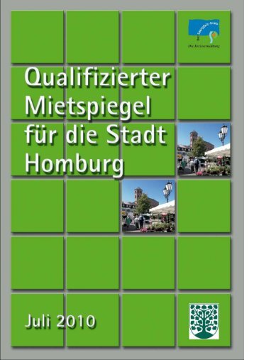 Formblatt zur Berechnung der Vergleichsmiete - Homburg.de