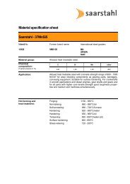 Material specification sheet Saarstahl - 37MnSi5