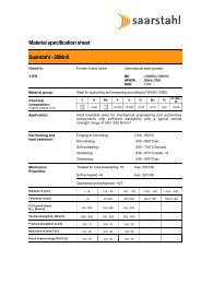 Material specification sheet Saarstahl - 28Mn6