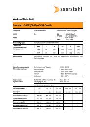 Werkstoff-Datenblatt Saarstahl - C45E (Ck45) - C45R (Cm45)