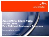 Early Childhood Development Programme - Alinah ... - Saastec