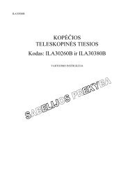 Instrukcija Vertimas. - Sabelijos prekyba
