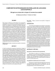 compuestos nitrogenados en ensilajes de leucaena ... - Saber -ULA