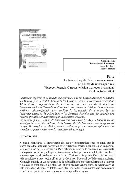 documento PDF - Saber -ULA - Universidad de Los Andes
