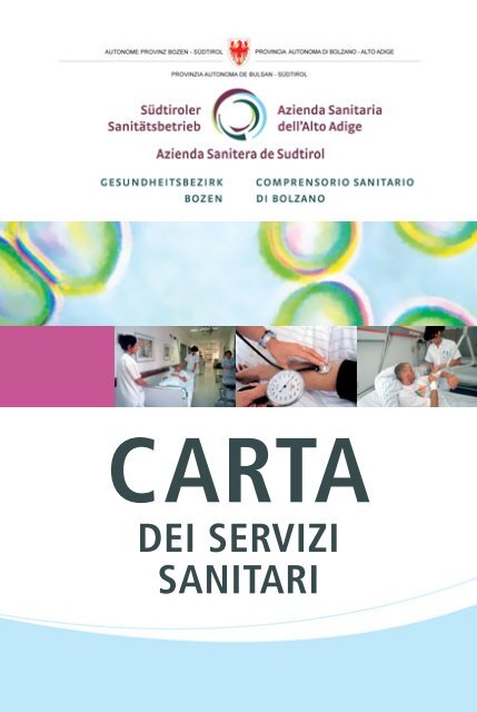 DEI SERVIZI SANITARI