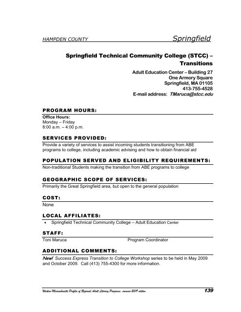 SECTION 1: THE SYSTEM FOR ADULT BASIC ... - SABES