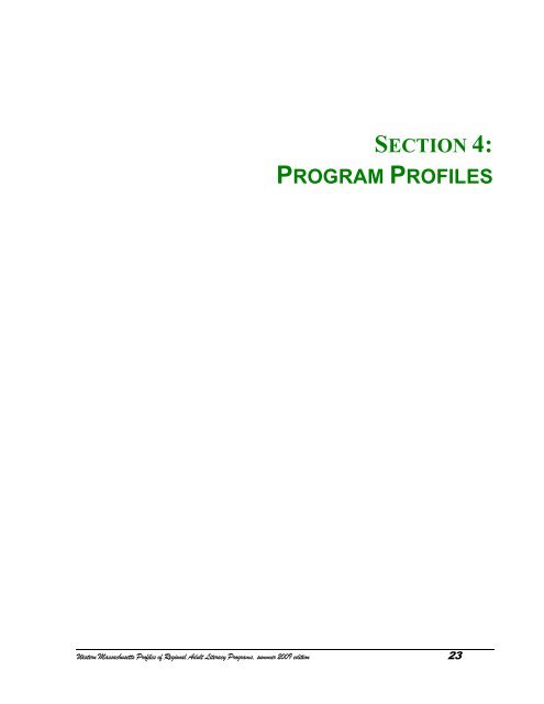 SECTION 1: THE SYSTEM FOR ADULT BASIC ... - SABES