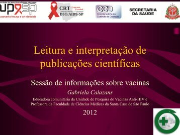 Como ler um artigo cientifico - Sabin Vaccine Institute