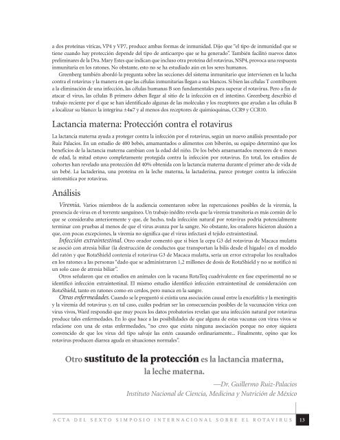 Rotavirus y Vacunas Rotavirus - Sabin Vaccine Institute