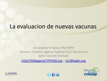 ChristopherNelson - Sabin Vaccine Institute