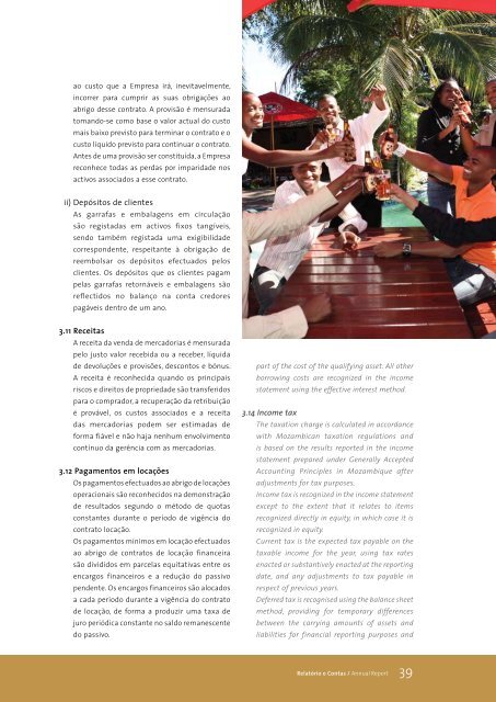 Annual Report 2008 - Cervejas de MoÃ§ambique (CDM) - SABMiller