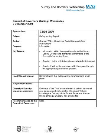 72 Safeguarding Referrals