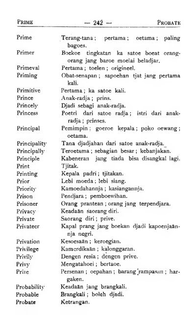 English-Malay dictionary = Kitab dari bahasa Inggris ... - Sabrizain.org