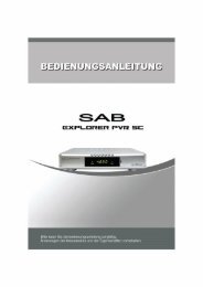 MenÃ¼fÃ¼hrung - Sab Satellite