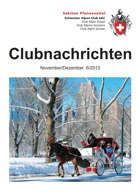 Clubnachrichten - SAC Sektion Pfannenstiel