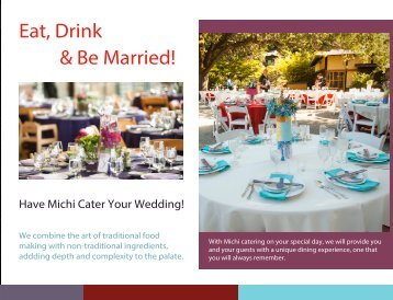 Eat, Drink & Be Married!