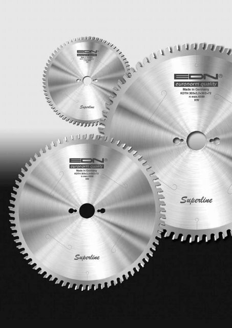 Katalog 45 Kreissägeblätter - EDN-Neuhaus