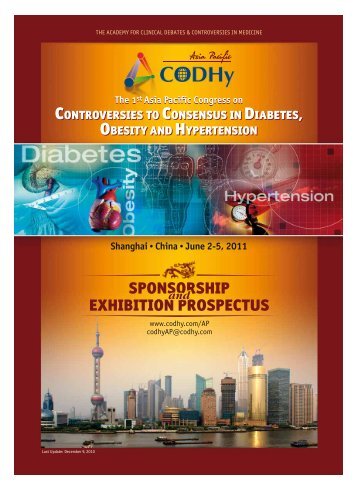 controversies to consensus in diabetes, obesity and ... - CODHy