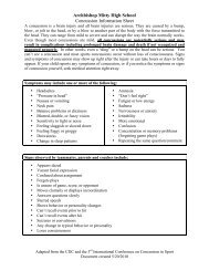 Concussion Protocol (pdf) - Archbishop Mitty High School