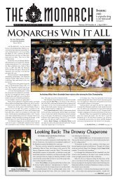 The Monarch Edition 20.4 April 2011 (pdf) - Archbishop Mitty High ...